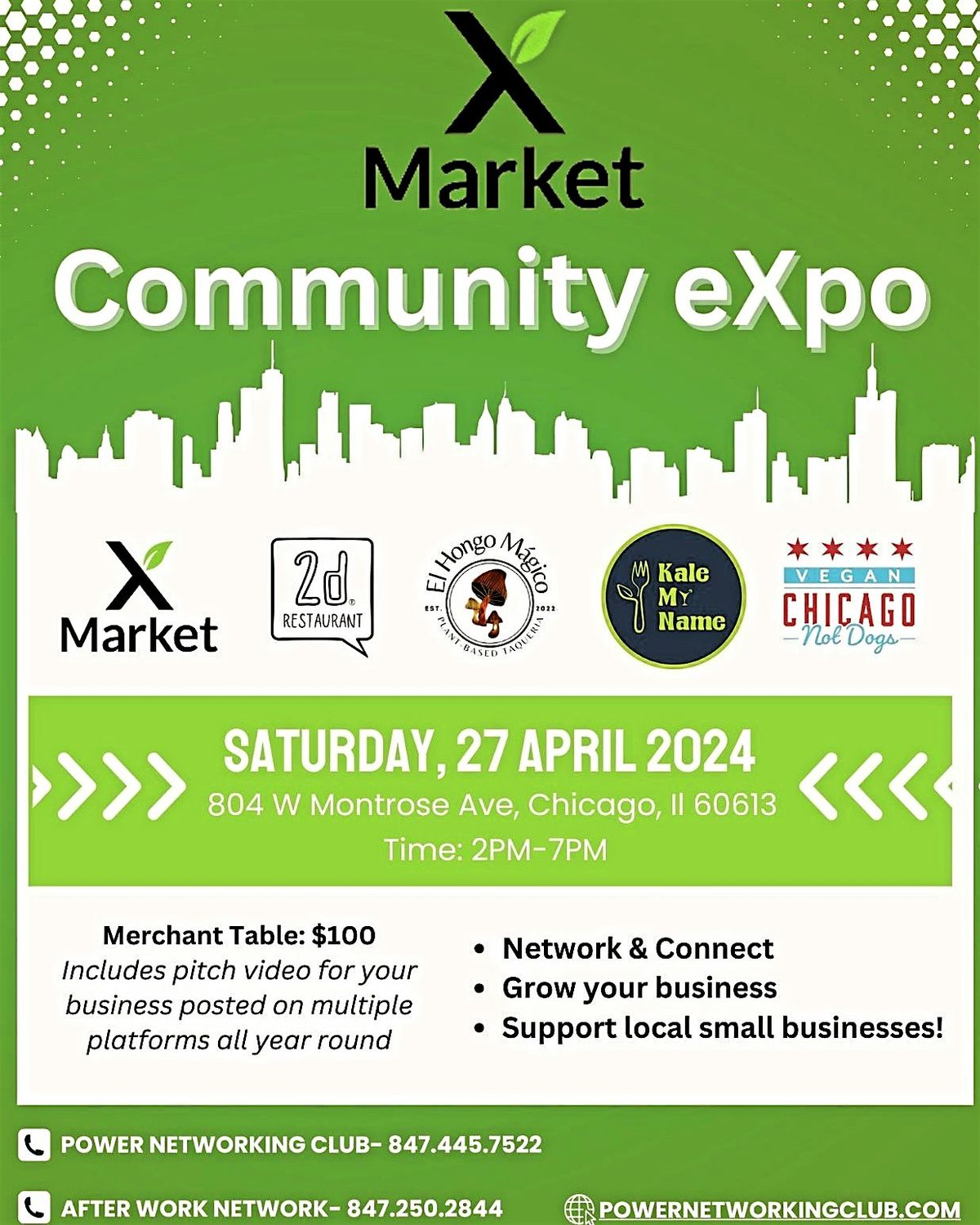 Community eXpo at XMarket! Support Local Businesses!