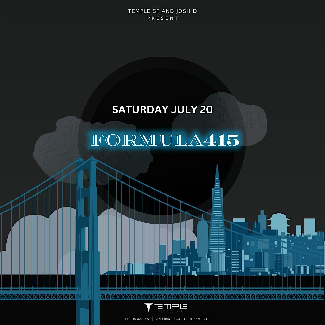 FORMULA 415 with  GUEST DJ  at Temple Nightclub - FREE ENTRY WITH RSVP