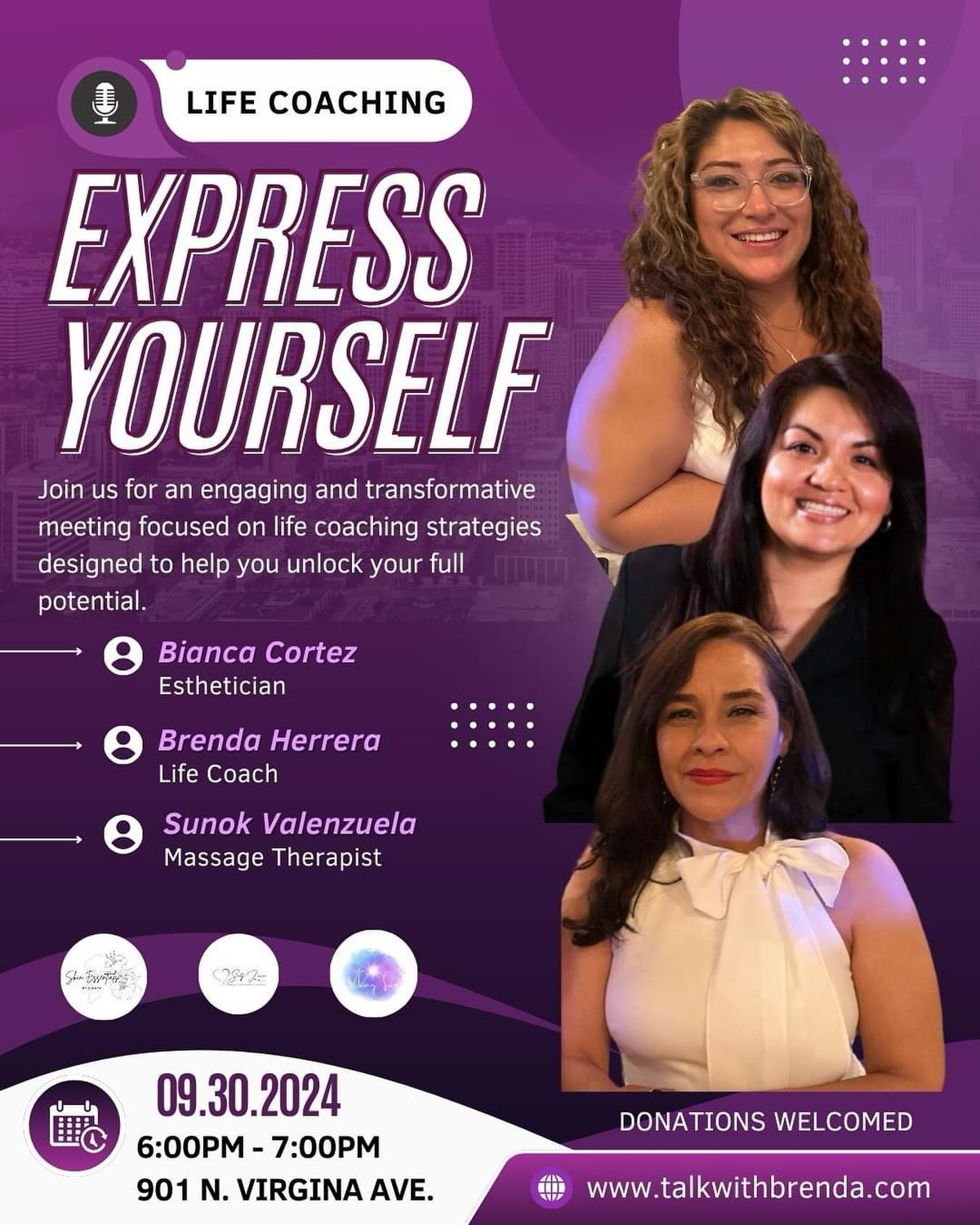 Express Yourself: A Transformative Life Coaching Event