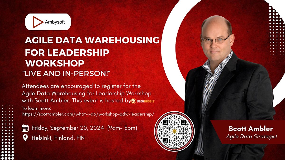 NEW!!!  Agile Data Warehousing for Leadership -LIVE IN-PERSON-Finland