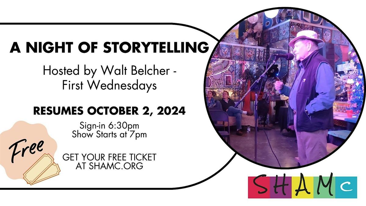 A Night of Storytelling with Walt Belcher