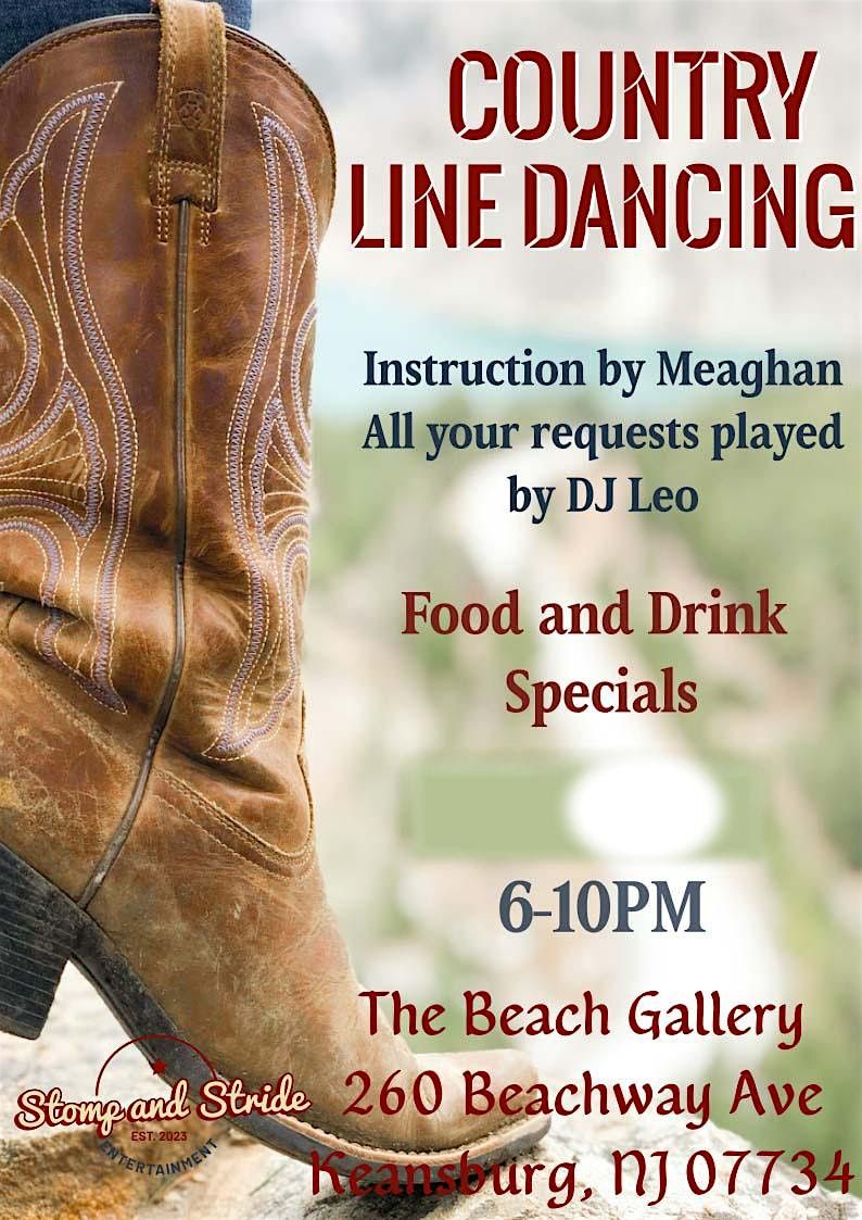 Country Line Dancing Night at The Beach Gallery