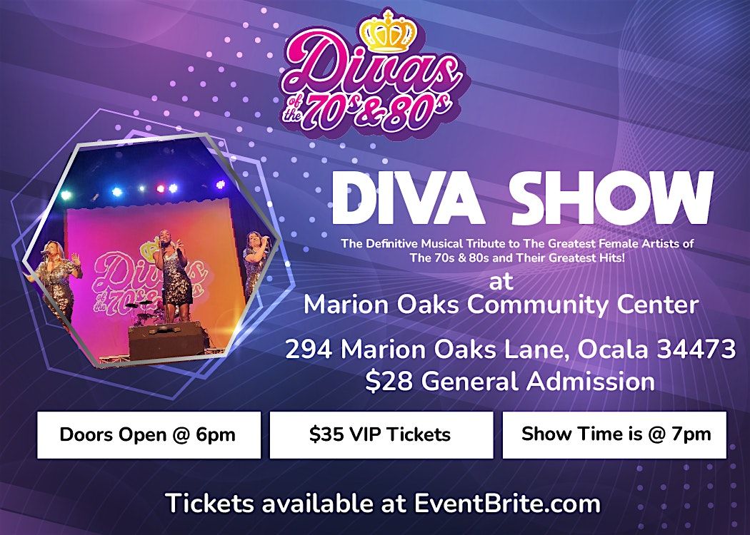 The DIVAS of The 70s & 80s at Marion Oaks Community Center