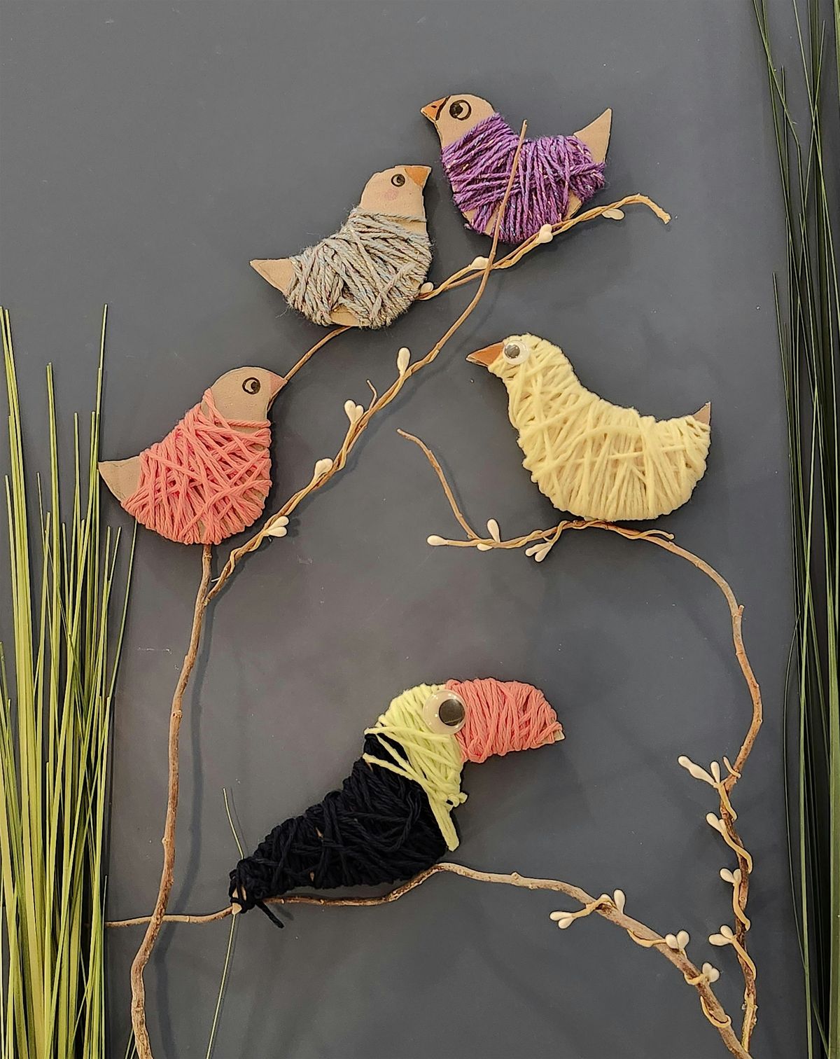 Family Open Studio: Yarn Birds