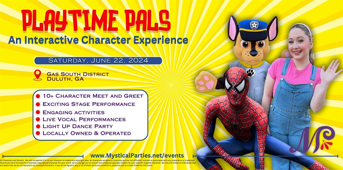 Playtime Pals - Atlanta: Interactive Character Experience