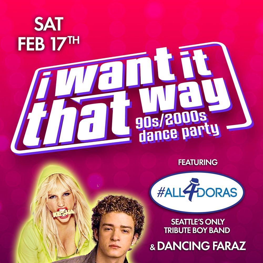 I Want It That Way: 90s\/2000s Dance Party