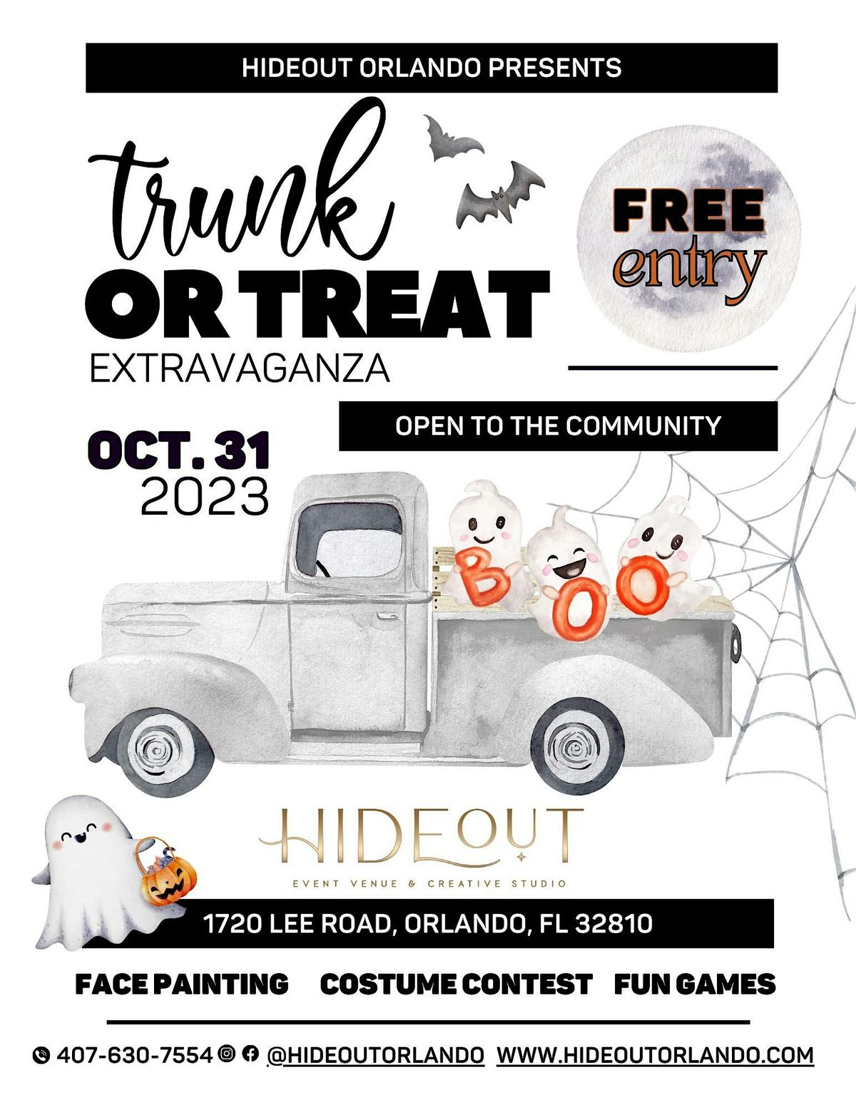 2nd Annual Trunk or Treat Extravaganza