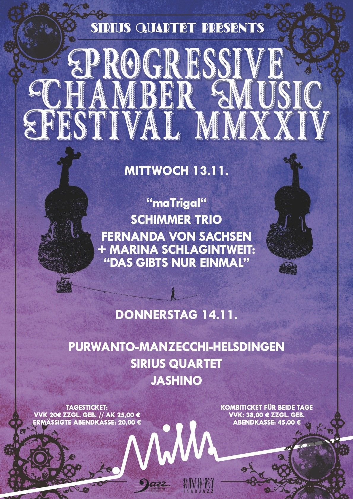 Progressive Chamber Music Festival Tag 1 - Milla, M\u00fcnchen