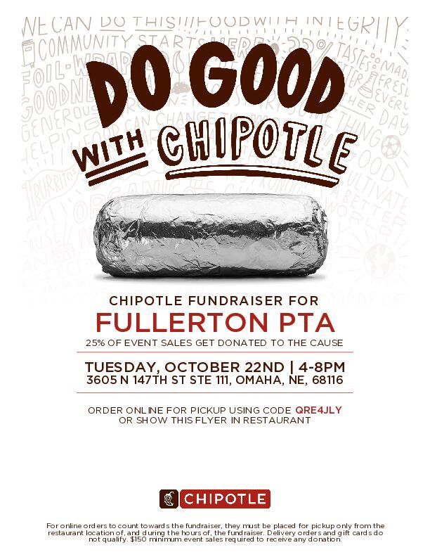 Chipotle Night (benefitting Fullerton Magnet Center PTA)