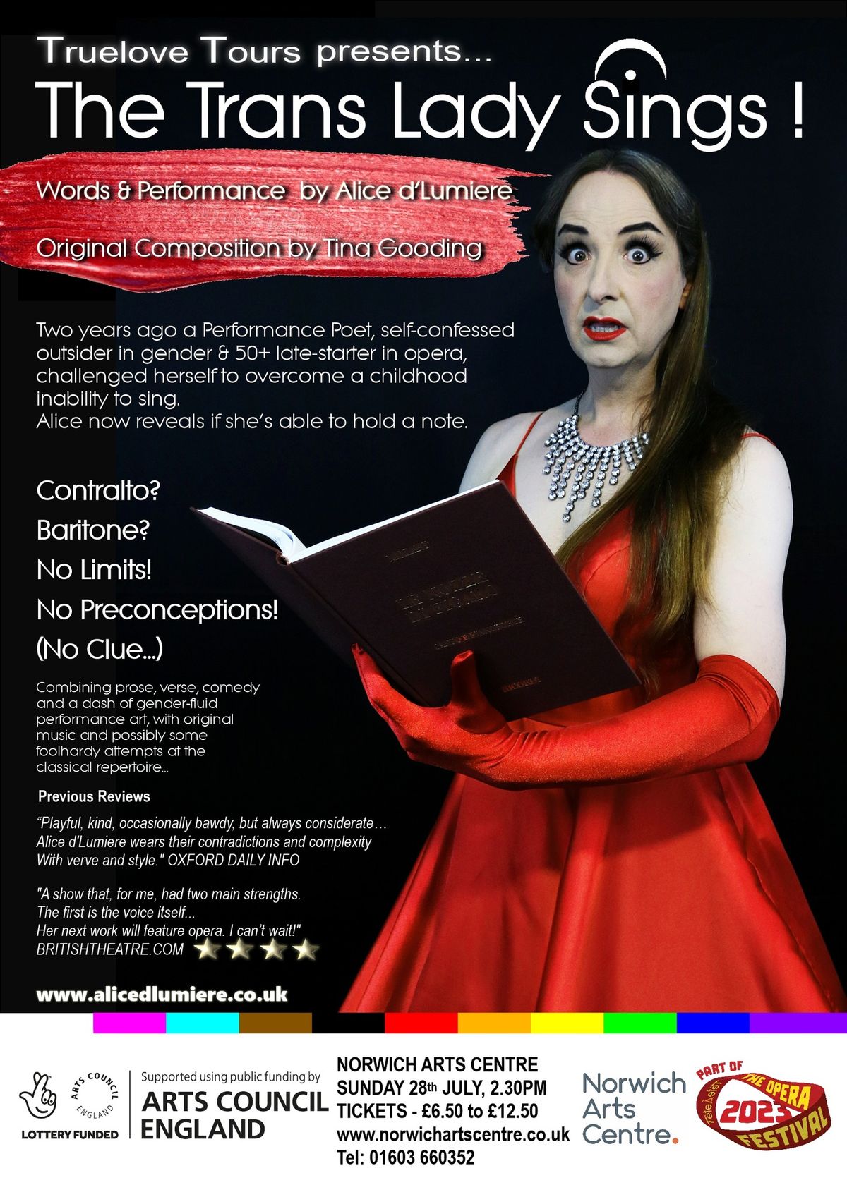 The Trans Lady Sings! at Norwich Arts Centre 