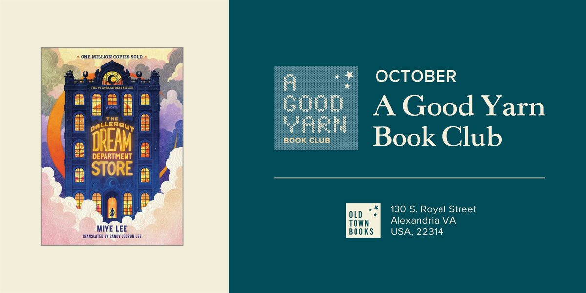 October A Good Yarn Book Club: The Dallergut Dream Department Store