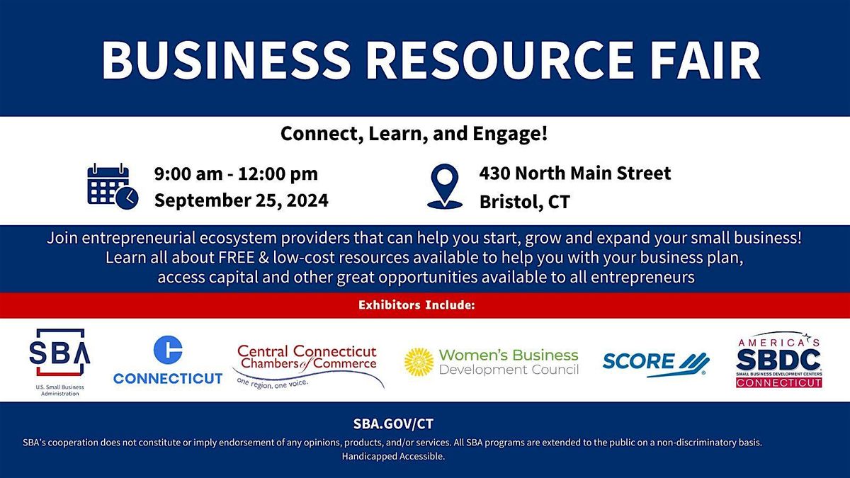 Connecticut Small Business Resource Fair