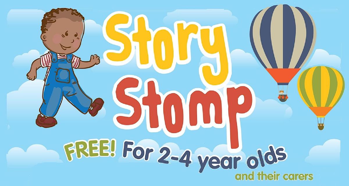 Story Stomp at Atherstone Library. Drop-In, No Need to Book.