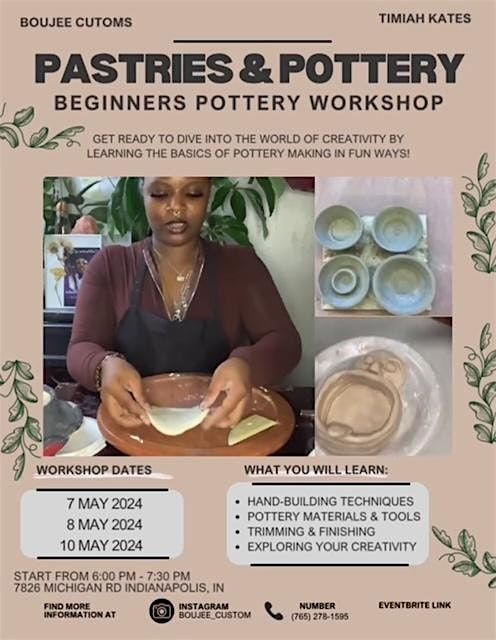 Pastries & Pottery Workshop