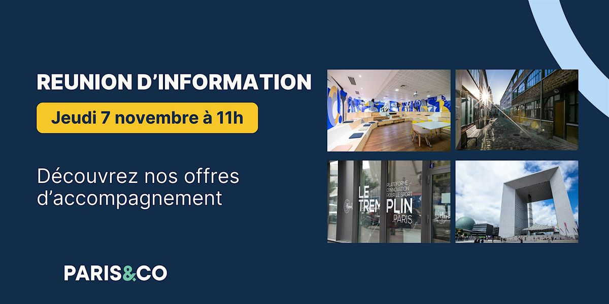 R\u00e9union d'information Appel \u00e0 candidatures 7 novembre