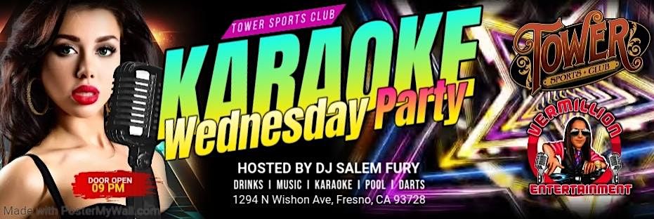 WEDNESDAY NIGHT KARAOKE PARTY @ TOWER SPORTS CLUB