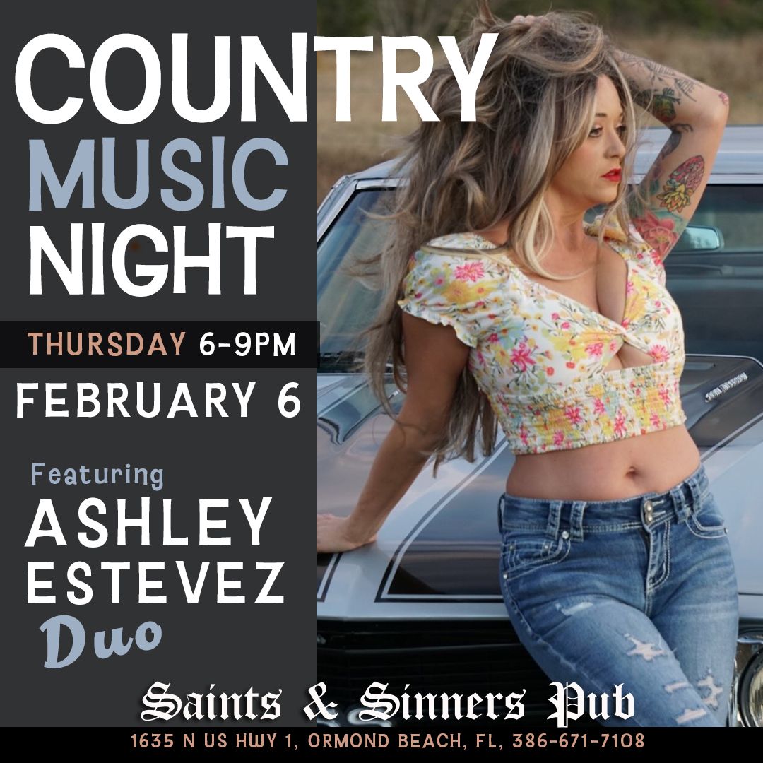 Country Music Night with the Ashley Estevez Duo