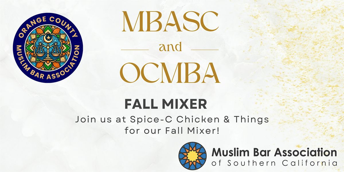 MBASC & OCMBA Fall Mixer