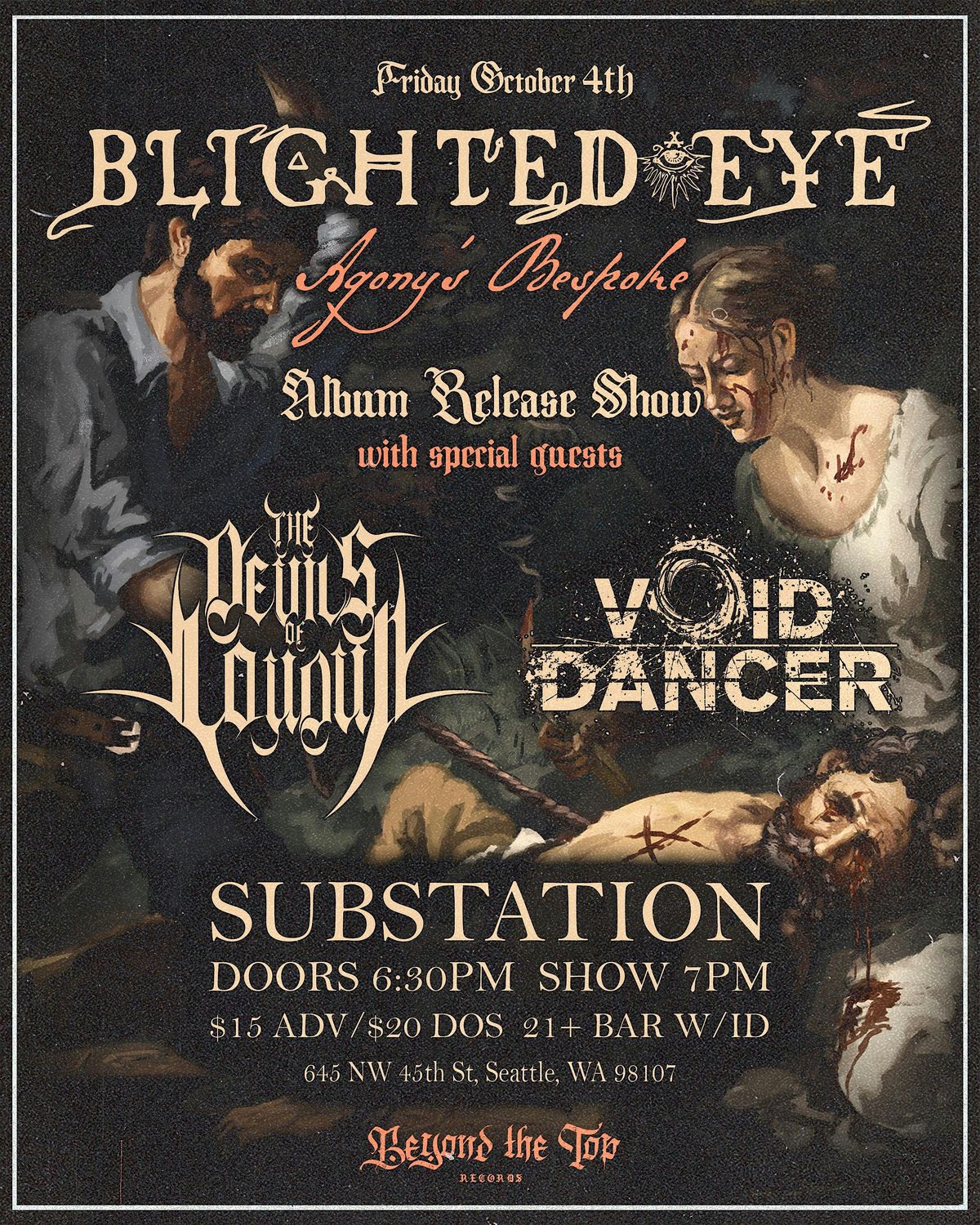 BLIGHTED EYE album release show!