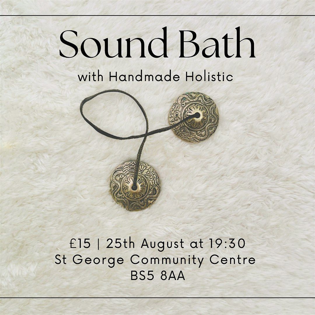 Sound Bath with Handmade Holistic