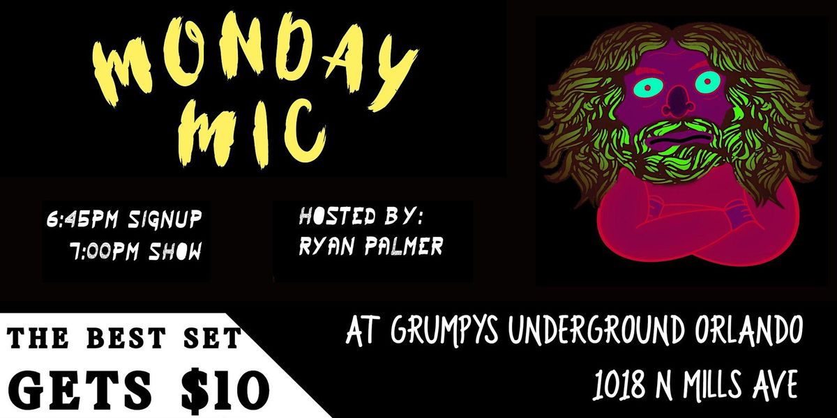 MONDAY NIGHT COMEDY OPEN MIC