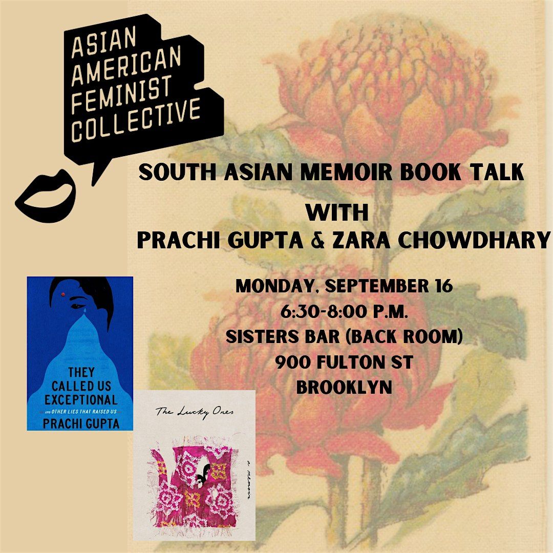 South Asian Memoir Book Talk