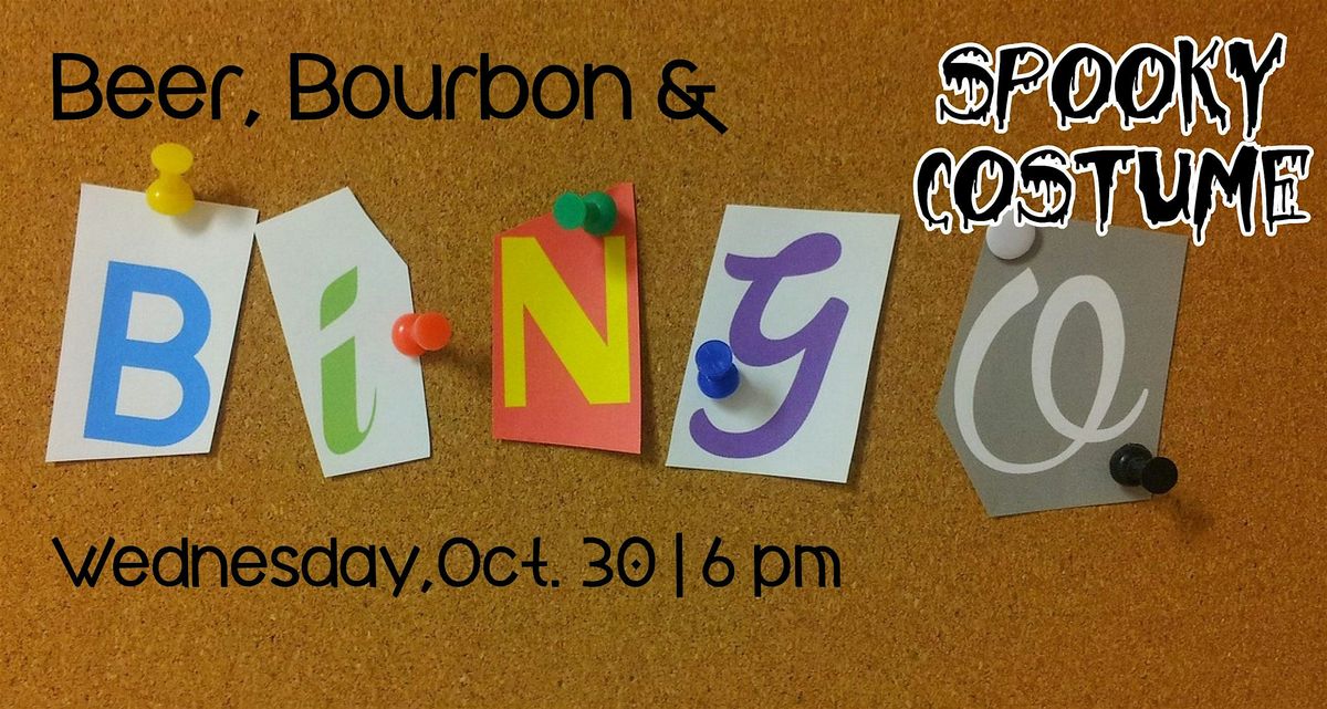 Beer, Bourbon and Spooky Costume Bingo