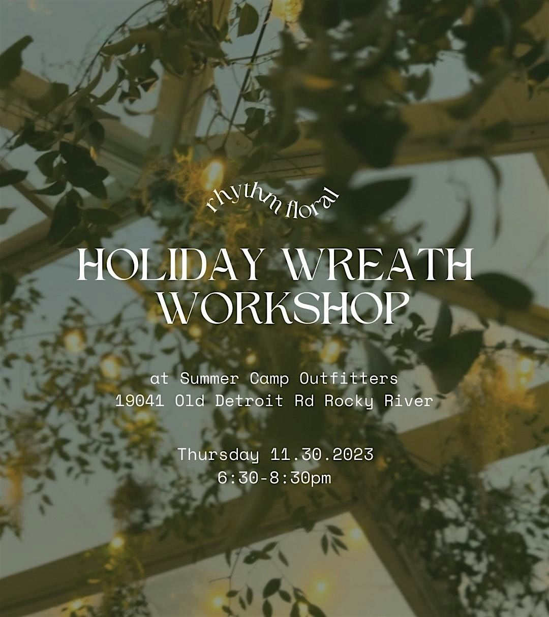 Holiday Wreath Workshop