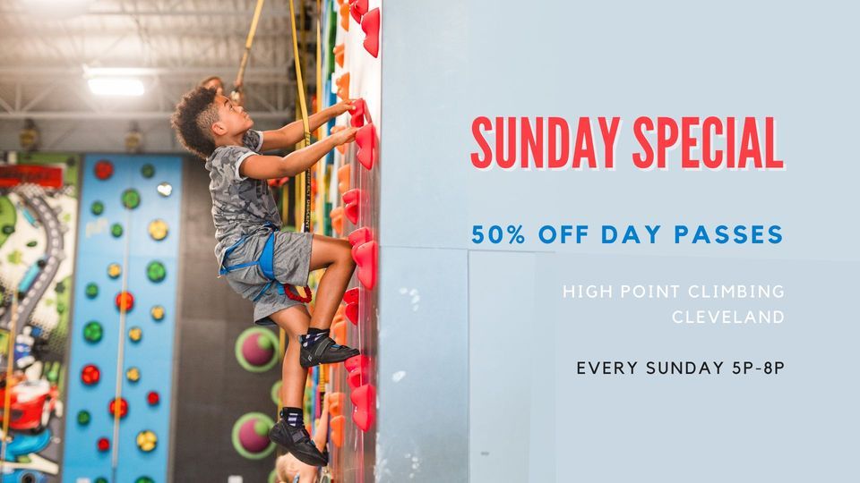 Sunday Special at High Point Climbing in Cleveland, TN