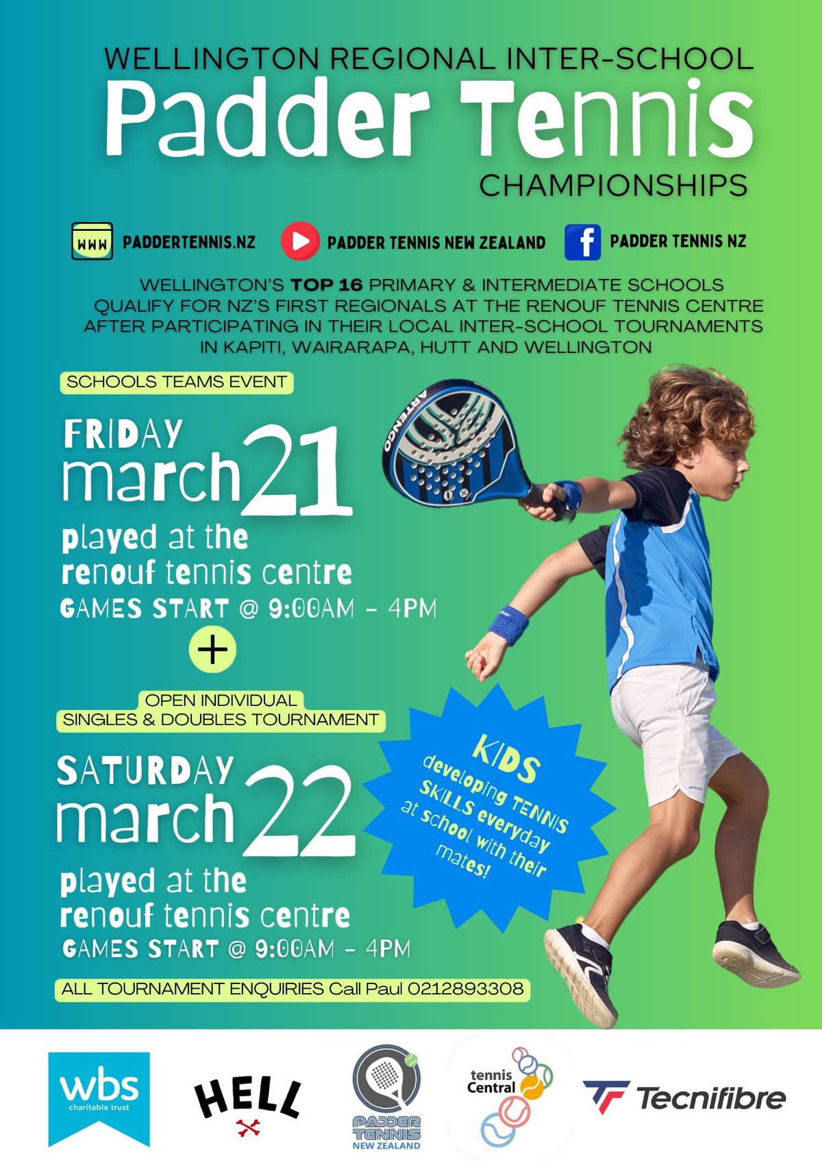 Wellington Regional Padder Tennis Tournament