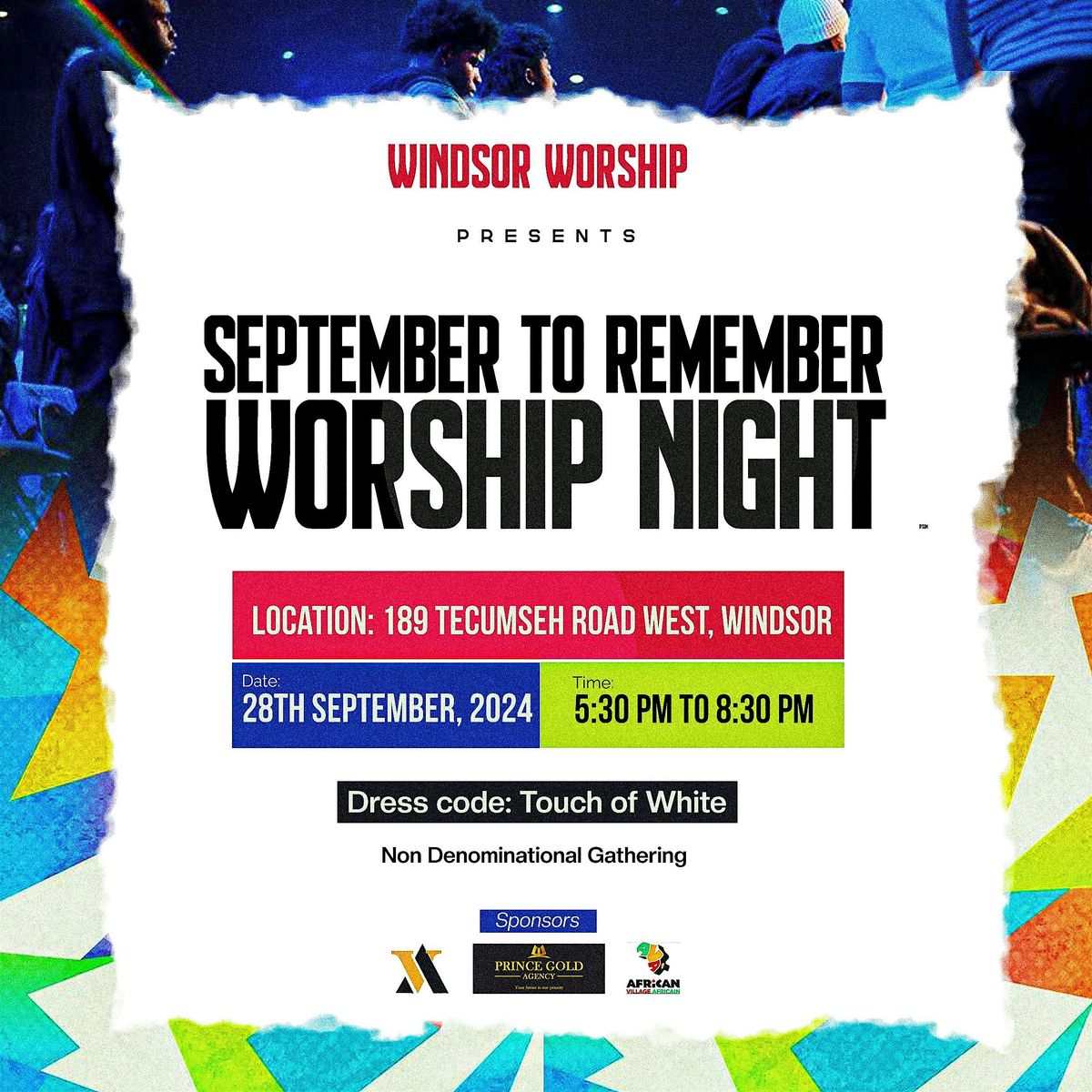 Copy of SEPTEMBER TO REMEMBER WORSHIP NIGHT: Windsor Worship Night