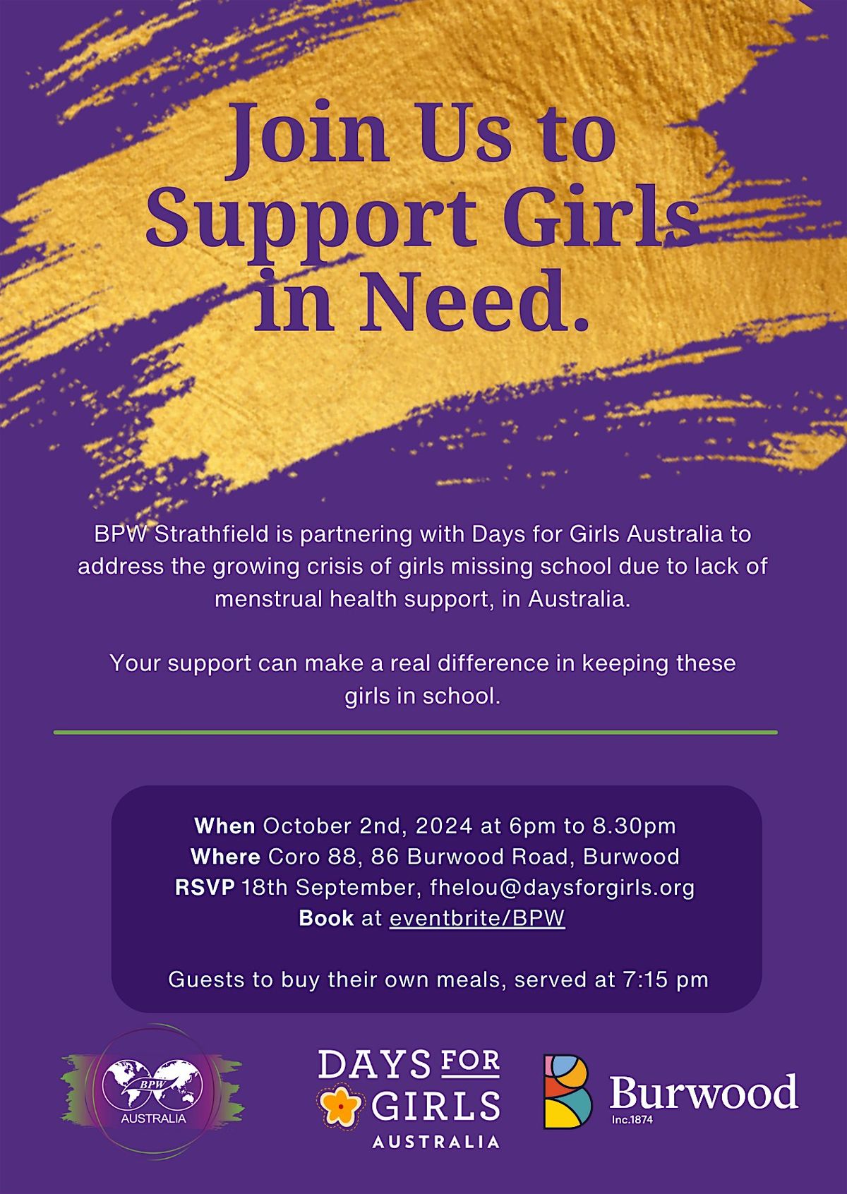 Support Girls In Need