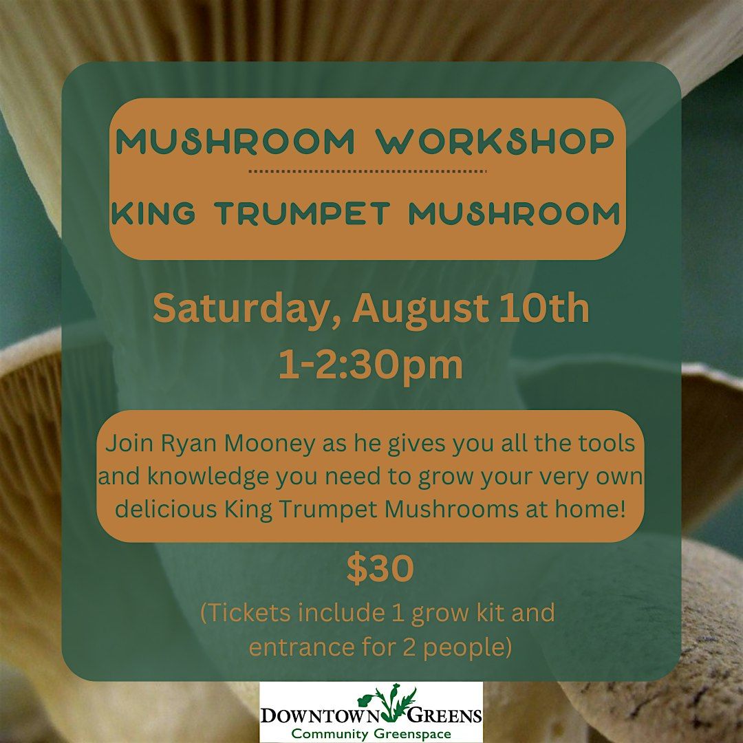 King Trumpet Mushroom Workshop