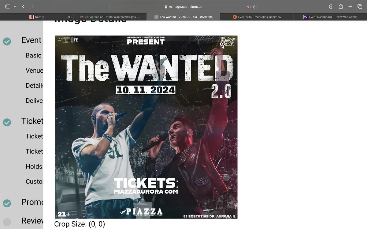 The Wanted - 2024 US Tour - #Afterlife