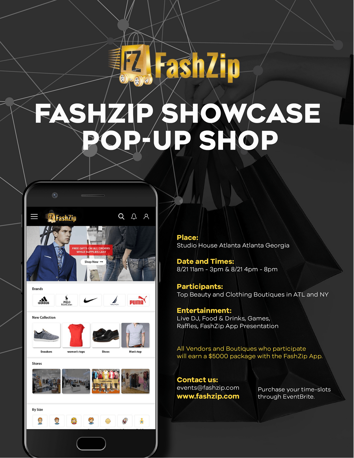 FashZip Showcase Pop-Up Shop (Vendors)