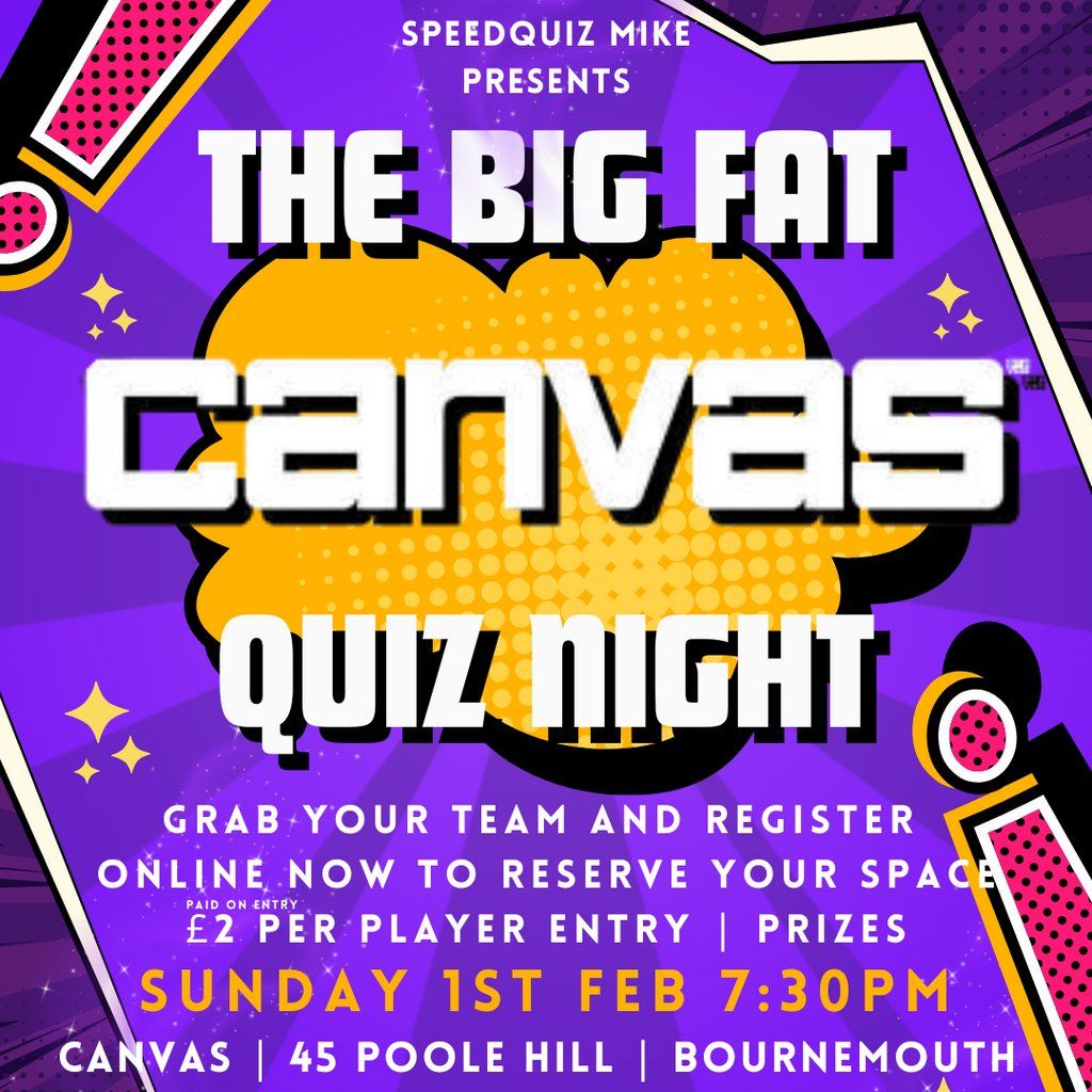 The Big Fat CANVAS Quiz Night