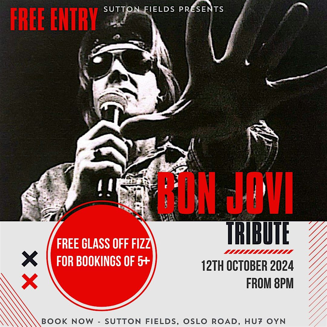 Bon Jovi Tribute - FREE ENTRY