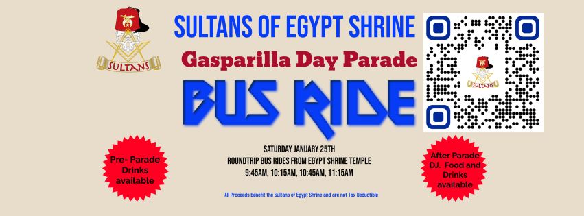 Sultan's Gasparilla Parade Bus Ride