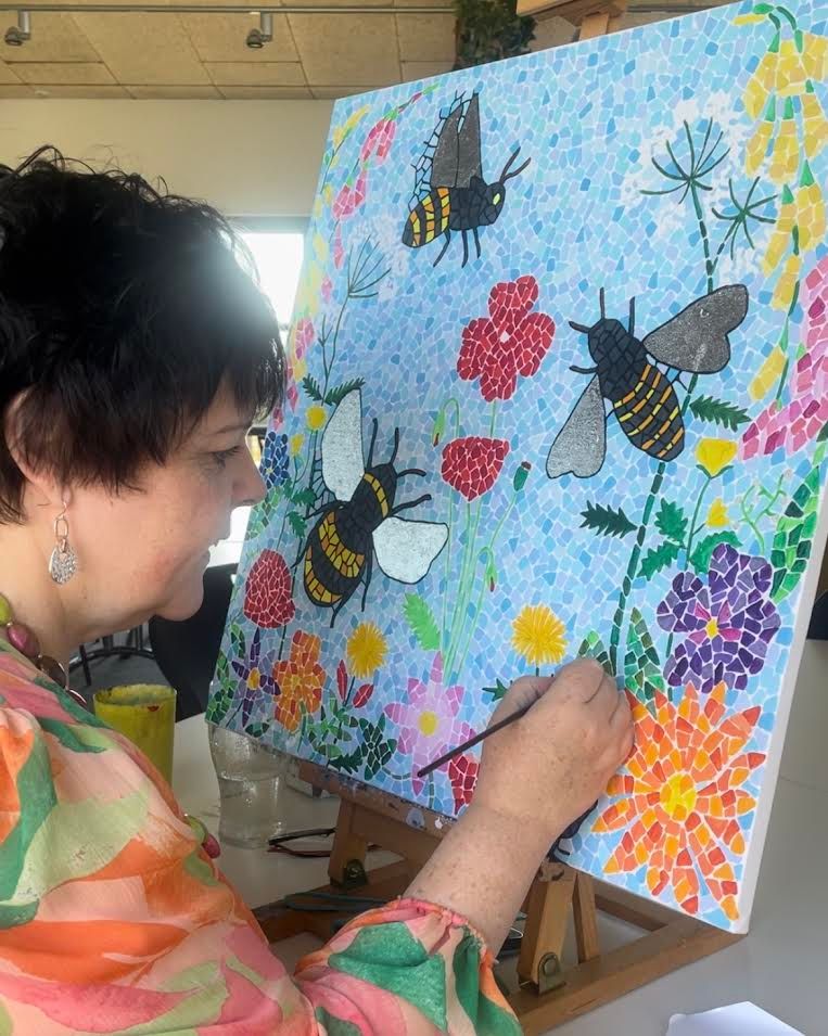 Mosaic Painting Workshop with Tania Farrow 