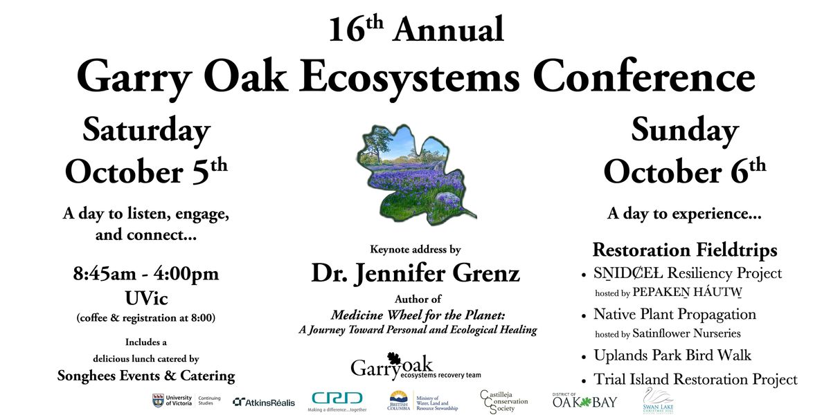 16th Annual Garry Oak Ecosystems Conference