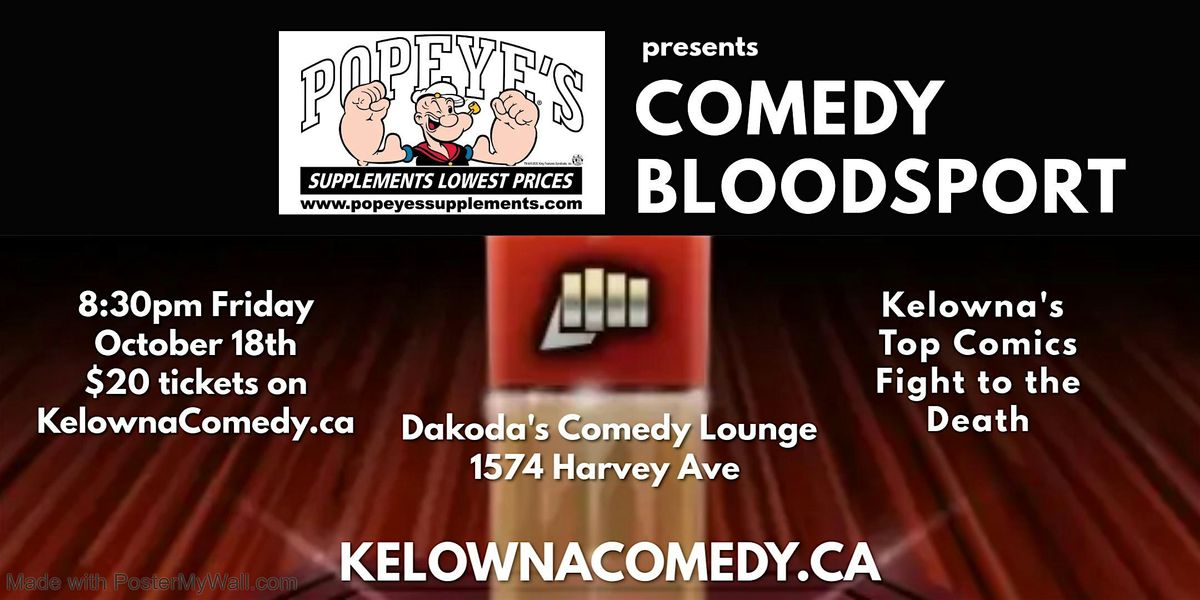 Comedy Bloodsport presented by Popeye's Supplements