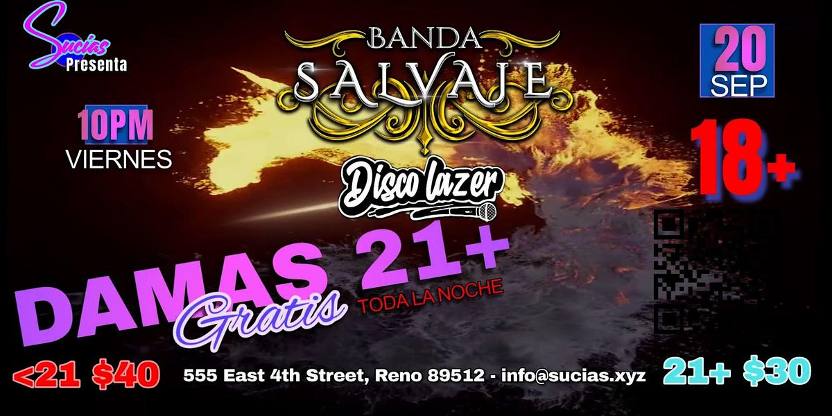 Banda Salvaje y Disco Lazer @ Sucias