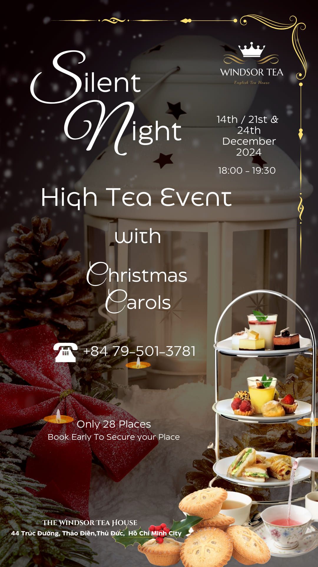 Silent Night High Tea With Christmas Carols