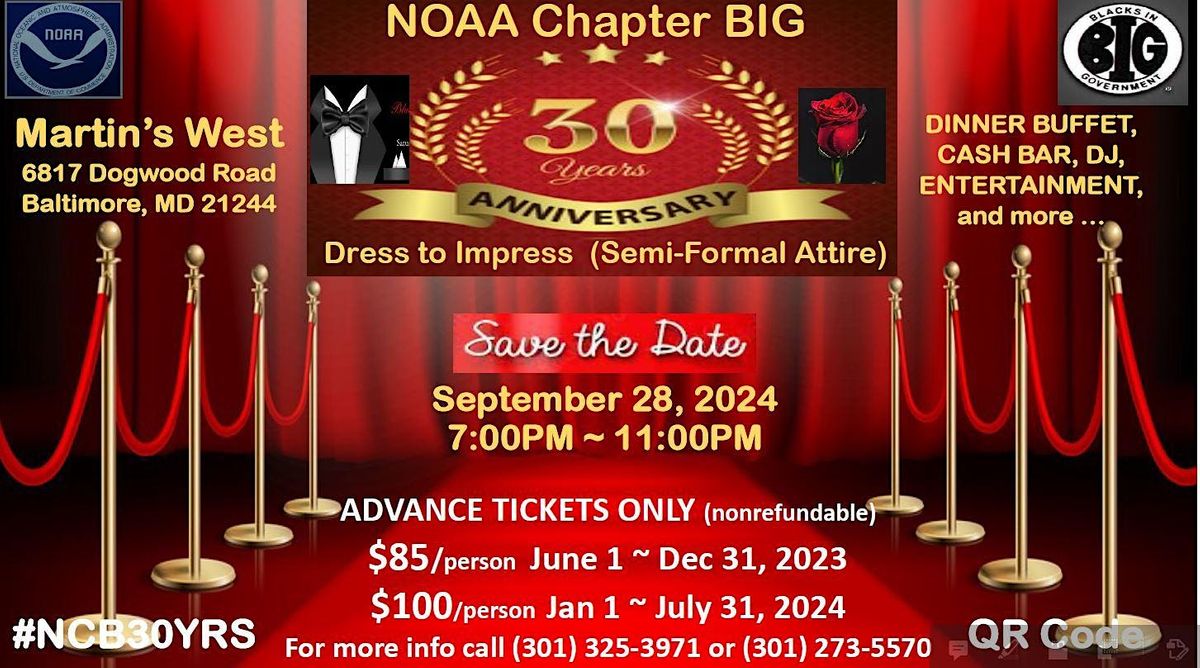NOAA Chapter of Blacks In Government 30 Year Anniversary Celebration