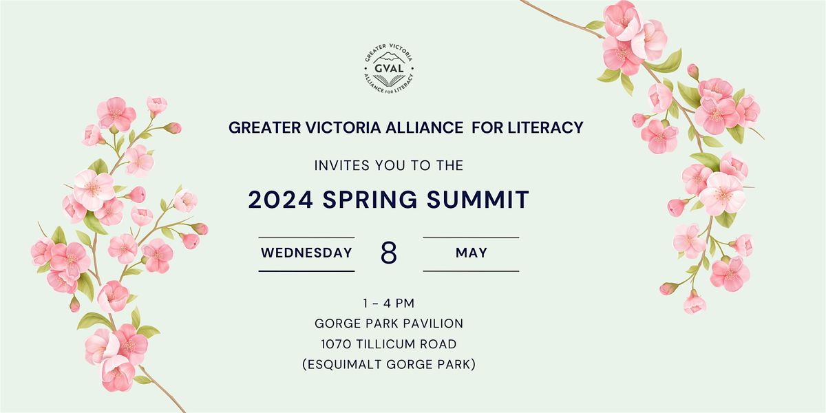 2024 Spring Summit for Literacy (presented by Greater Victoria Alliance)