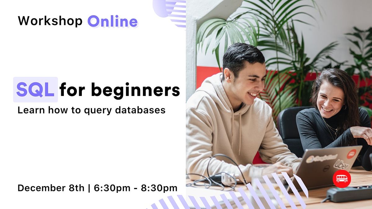 [Free, online workshop] Learn how to query databases with SQL