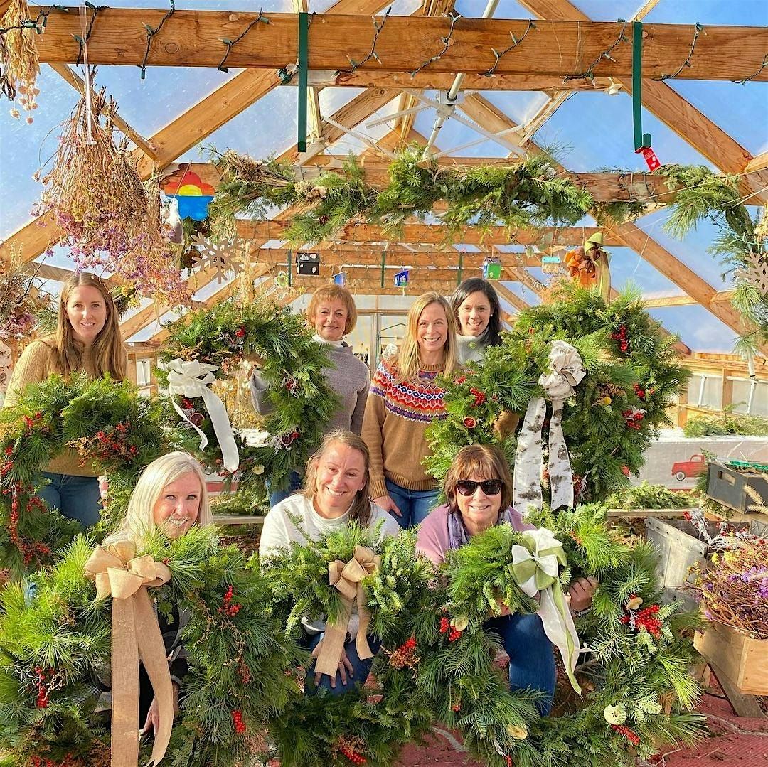 MAINE HOLIDAY HARVEST WREATH @ Shipyard Brewing Co. Portland. Maine