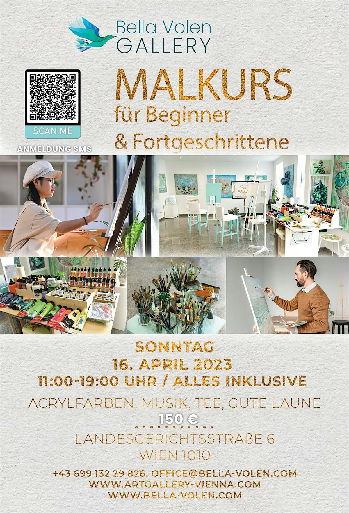 Acrylmalerei Workshop in Wien \/1 Tag Malkurs