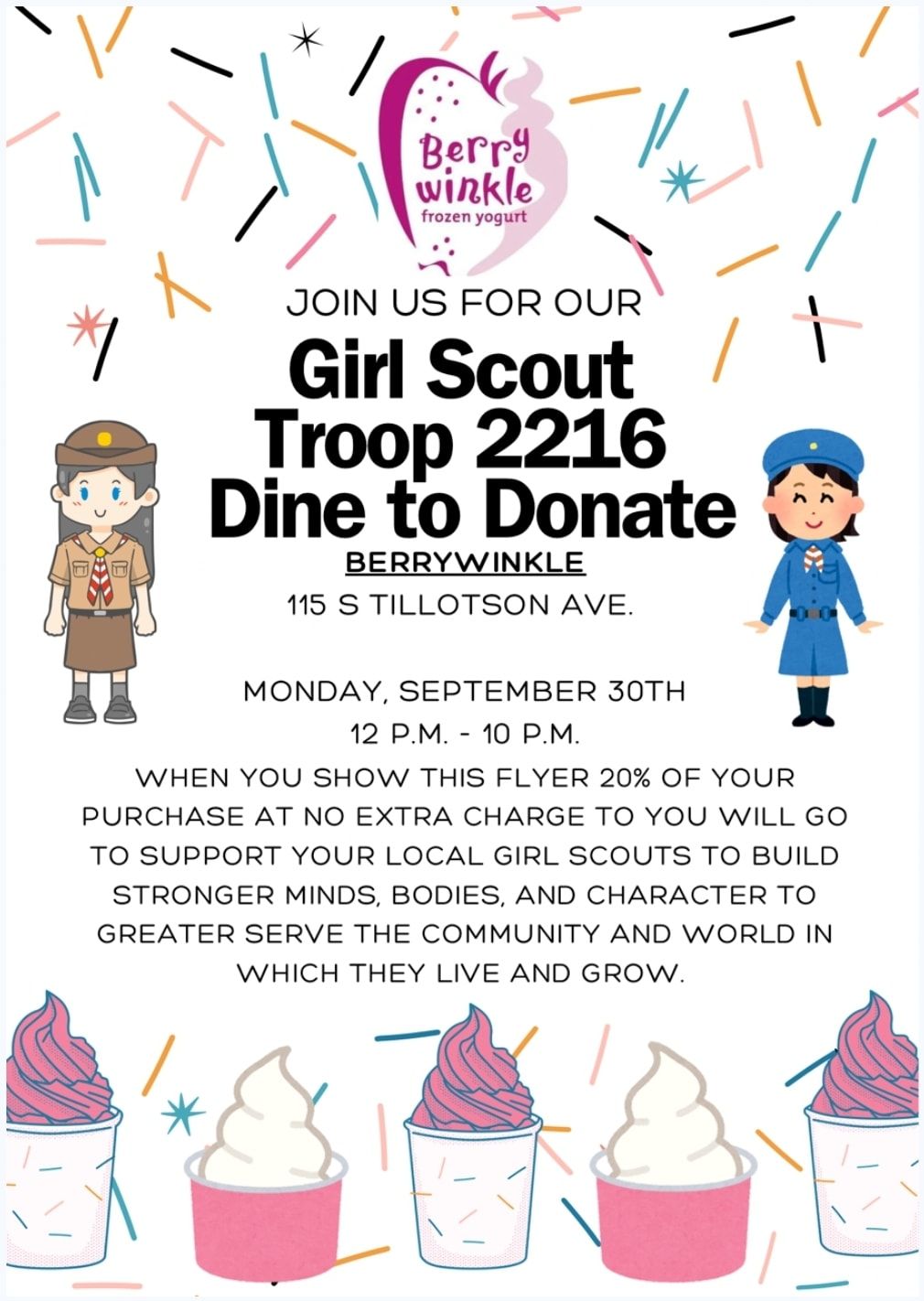 Girl Scout 2216 Fundraiser