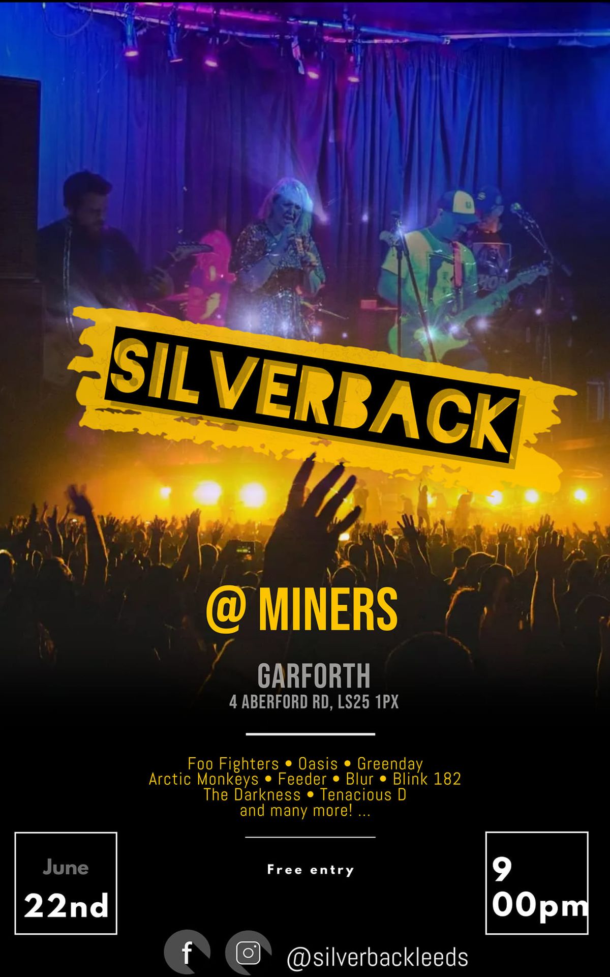 Silverback LIVE @ Miners Bar, Garforth